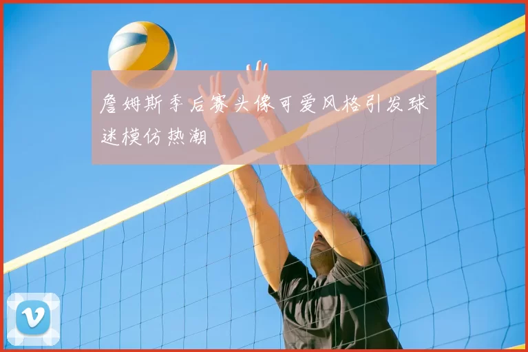 詹姆斯季后赛头像可爱风格引发球迷模仿热潮