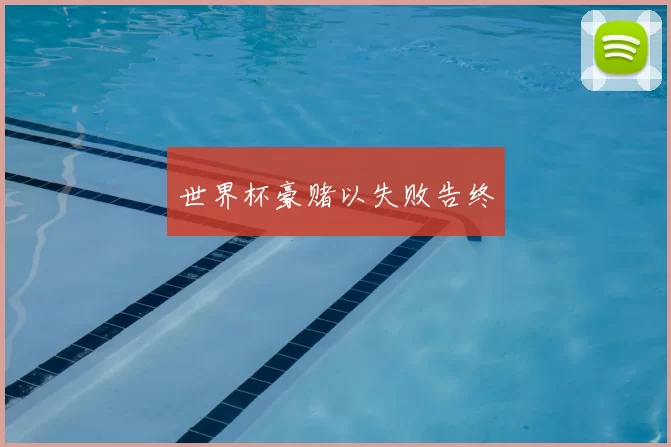 世界杯豪赌以失败告终