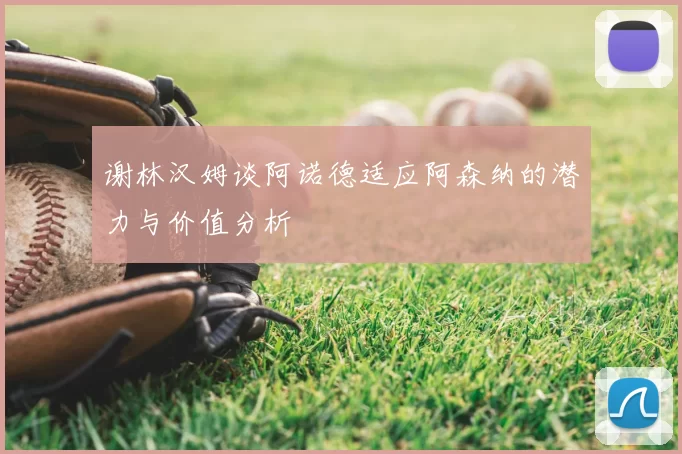 谢林汉姆谈阿诺德适应阿森纳的潜力与价值分析